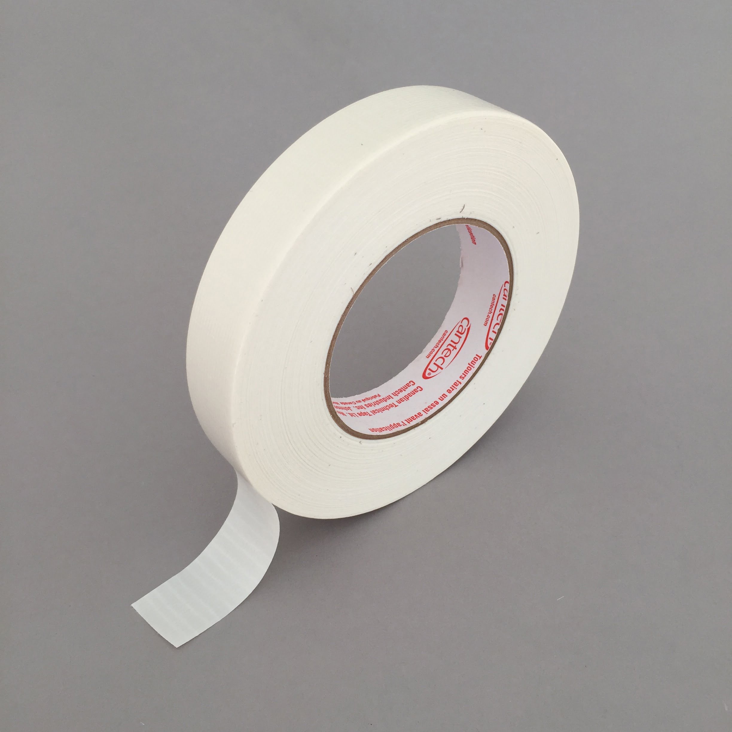 Ruban de caoutchouc filamenté blanc (24 mm X 55 mètres)